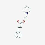 2-Propenoic acid, 3-phenyl-, 2-(1-piperidinyl)ethyl ester