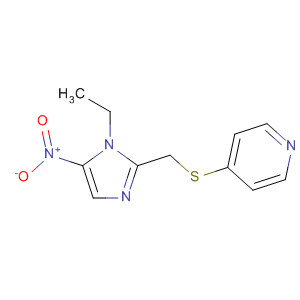 Pyridine, 4-[[(1-ethyl-5-nitro-1H-imidazol-2-yl)methyl]thio]-