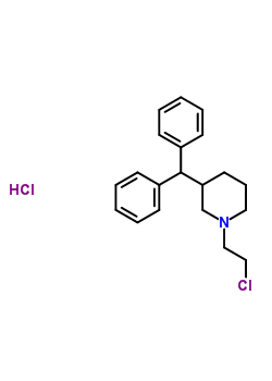 PIPERIDINE,1-(2-CHLOROETHYL)-3-(DIBENZYL)- HCL