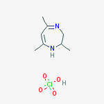1H-1,4-Diazepine, 2,3-dihydro-2,5,7-trimethyl-, monoperchlorate
