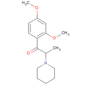 1-Propanone, 1-(2,4-dimethoxyphenyl)-2-(1-piperidinyl)-