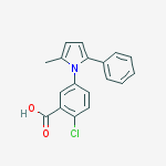 2-chloro-5-(2-methyl-5-phenylpyrrol-1-yl)benzoic Acid
