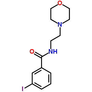 3-iodo-N-(2-morpholin-4-ylethyl)benzamide