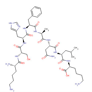L-Lysine,L-lysyl-L-seryl-L-histidyl-L-phenylalanyl-L-alanyl-L-asparaginyl-L-leucyl-