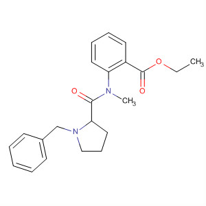 Benzoic acid,2-[methyl[[1-(phenylmethyl)-2-pyrrolidinyl]carbonyl]amino]-, ethyl ester