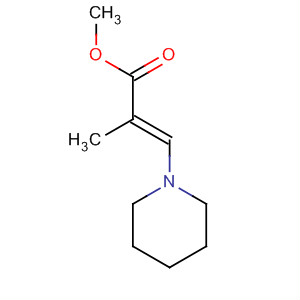 2-Propenoic acid, 2-methyl-3-(1-piperidinyl)-, methyl ester, (E)-