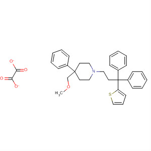 Piperidine,1-[3,3-diphenyl-3-(2-thienyl)propyl]-4-(methoxymethyl)-4-phenyl-,ethanedioate