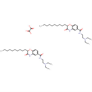 2H-1,4-Benzoxazine-6-carboxamide,2-decyl-N-[2-(diethylamino)ethyl]-3,4-dihydro-3-oxo-, ethanedioate (2:1)