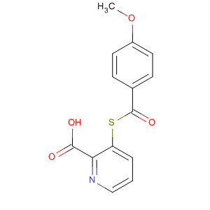 2-Pyridinecarboxylic acid, 3-[(4-methoxybenzoyl)thio]-