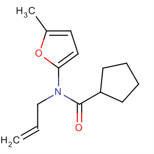 Cyclopentanecarboxamide, N-(5-methyl-2-furanyl)-N-2-propenyl-