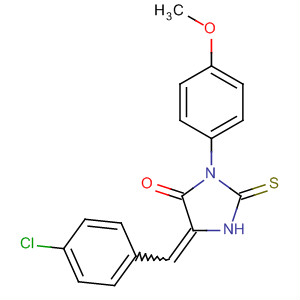 4-Imidazolidinone,5-[(4-chlorophenyl)methylene]-3-(4-methoxyphenyl)-2-thioxo-