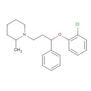 Piperidine, 1-[3-(2-chlorophenoxy)-3-phenylpropyl]-2-methyl-