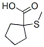 CYCLOPENTANECARBOXYLIC ACID 1-(METHYLTHIO)-