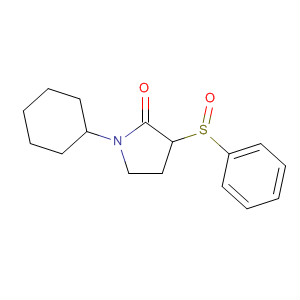 2-Pyrrolidinone, 1-cyclohexyl-3-(phenylsulfinyl)-