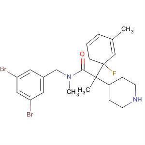 4-Piperidineacetamide,N-[(3,5-dibromophenyl)methyl]-4-(4-fluoro-2-methylphenyl)-N,1-dimethyl-
