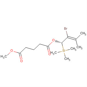 Pentanedioic acid, (1S)-2-bromo-3-methyl-1-(trimethylsilyl)-2-butenylmethyl ester