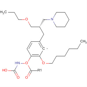 Carbamic acid, [2-(hexyloxy)phenyl]-,(2S)-2-(1-piperidinylmethyl)-3-propoxypropyl ester