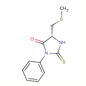 4-Imidazolidinone, 5-[(methylthio)methyl]-3-phenyl-2-thioxo-, (R)-