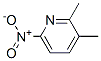 Pyridine,  2,3-dimethyl-6-nitro-