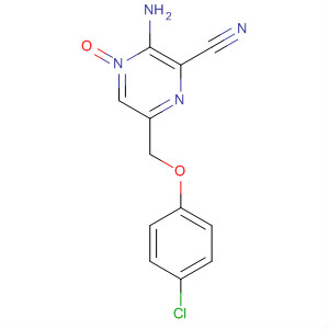 Pyrazinecarbonitrile, 3-amino-6-[(4-chlorophenoxy)methyl]-, 4-oxide