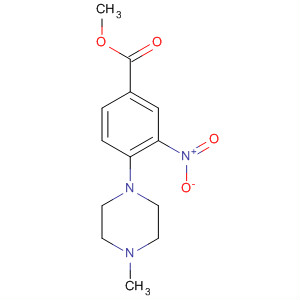 Benzoic acid, 4-(4-methyl-1-piperazinyl)-3-nitro-, methyl ester