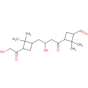 Cyclobutanecarboxaldehyde,3-[3-hydroxy-4-[3-(hydroxyacetyl)-2,2-dimethylcyclobutyl]-1-oxobutyl]-2,2-dimethyl-