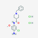 4-Piperidinecarboxamide, N-(4-amino-5-chloro-2-methoxyphenyl)-1-(phenylmethyl)-