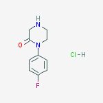 1-(4-Fluorophenyl)piperazin-2-one hydrochloride