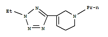 Pyridine,3-(2-ethyl-2H-tetrazol-5-yl)-1,2,5,6-tetrahydro-1-propyl-