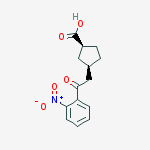 CIS-3-[2-OXO-2-(2-NITROPHENYL)ETHYL]CYCLOPENTANE-1-CARBOXYLIC ACID