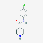 Piperidine-4-carboxylic acid (4-chlorophenyl)amide