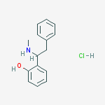 2-[1-(methylamino)-2-phenylethyl]phenol;hydrochloride