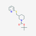 3-(Pyridin-2-ylsulfanylmethyl)-piperidine-1-carboxylic acid tert-butyl ester