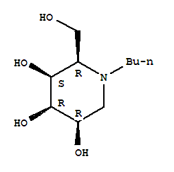 3,4,5-Piperidinetriol,1-butyl-2-(hydroxymethyl)-, (2R,3S,4R,5R)-