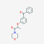 2-(3-benzoylphenoxy)-1-morpholin-4-ylpropan-1-one
