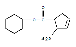 3-Cyclopentene-1-carboxylicacid, 2-amino-, cyclohexyl ester