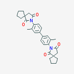 2,2'-(3,3'-dimethylbiphenyl-4,4'-diyl)bis(2-azaspiro[4.4]nonane-1,3-dione)