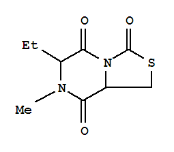3H-Thiazolo[3,4-a]pyrazine-3,5,8-trione,6-ethyltetrahydro-7-methyl-