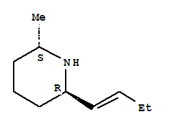 PIPERIDINE,2-(1-BUTENYL)-6-METHYL-,(2R,6S)-REL-