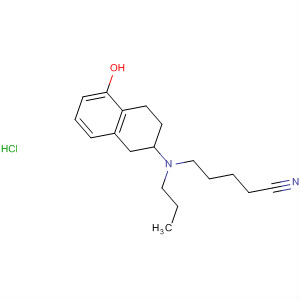 Pentanenitrile,5-[propyl(1,2,3,4-tetrahydro-5-hydroxy-2-naphthalenyl)amino]-,monohydrochloride