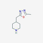 4-((5-methyl-1,3,4-oxadiazol-2-yl)methyl)piperidine