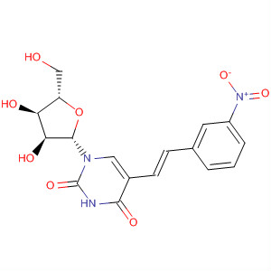 Uridine, 5-[2-(3-nitrophenyl)ethenyl]-, (E)-