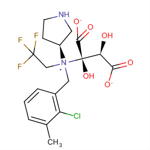 3-Pyrrolidinamine,N-[(2-chloro-3-methylphenyl)methyl]-N-(2,2,2-trifluoroethyl)-, (3S)-,(2R,3R)-2,3-dihydroxybutanedioate