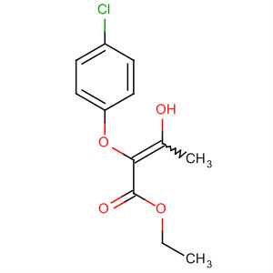 2-Butenoic acid, 2-(4-chlorophenoxy)-3-hydroxy-, ethyl ester