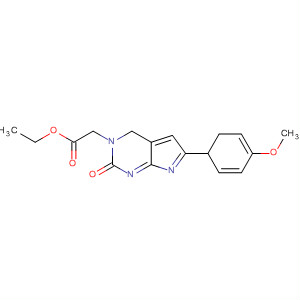 3H-Pyrrolo[2,3-d]pyrimidine-3-acetic acid,1,2-dihydro-6-(4-methoxyphenyl)-2-oxo-, ethyl ester
