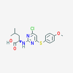 L-Leucine, N-[4-chloro-6-[(4-methoxyphenyl)thio]-2-pyrimidinyl]-