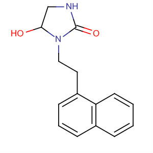 2-Imidazolidinone, 5-hydroxy-1-[2-(1-naphthalenyl)ethyl]-