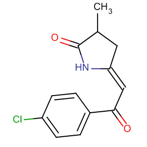 2-Pyrrolidinone, 5-[2-(4-chlorophenyl)-2-oxoethylidene]-3-methyl-, (5Z)-