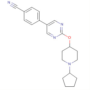 Benzonitrile, 4-[2-[(1-cyclopentyl-4-piperidinyl)oxy]-5-pyrimidinyl]-