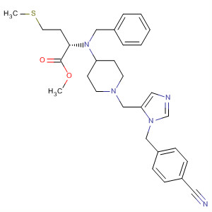 L-Methionine,N-[1-[[1-[(4-cyanophenyl)methyl]-1H-imidazol-5-yl]methyl]-4-piperidinyl]-N-(phenylmethyl)-, methyl ester